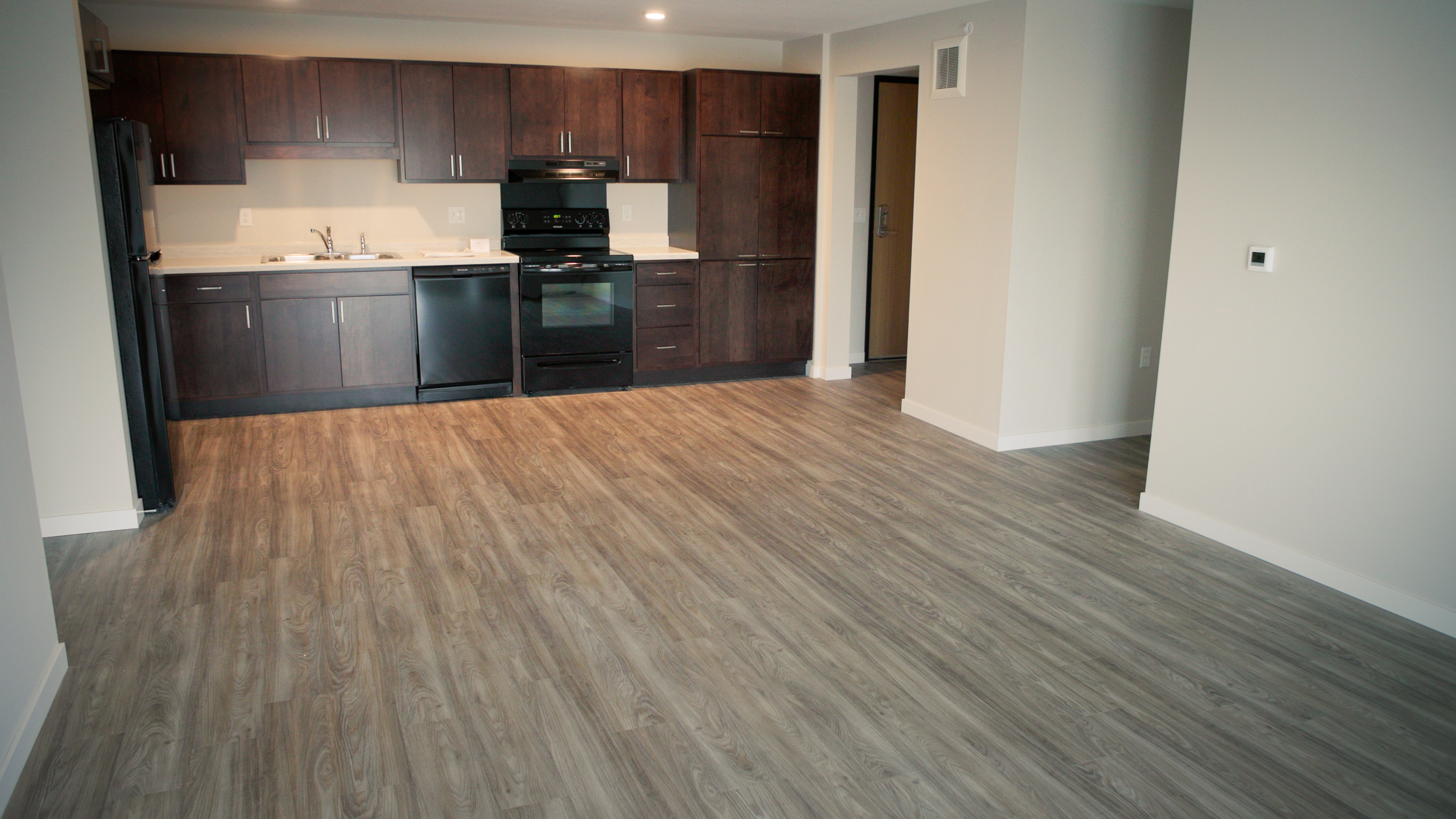 an empty apartment unit